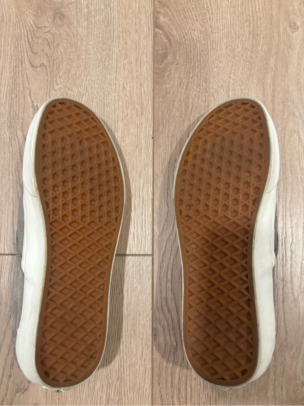 Vans Gray women’s Classic Slip-On Checkerboard Sneakers — gray - Picture 3 of 4